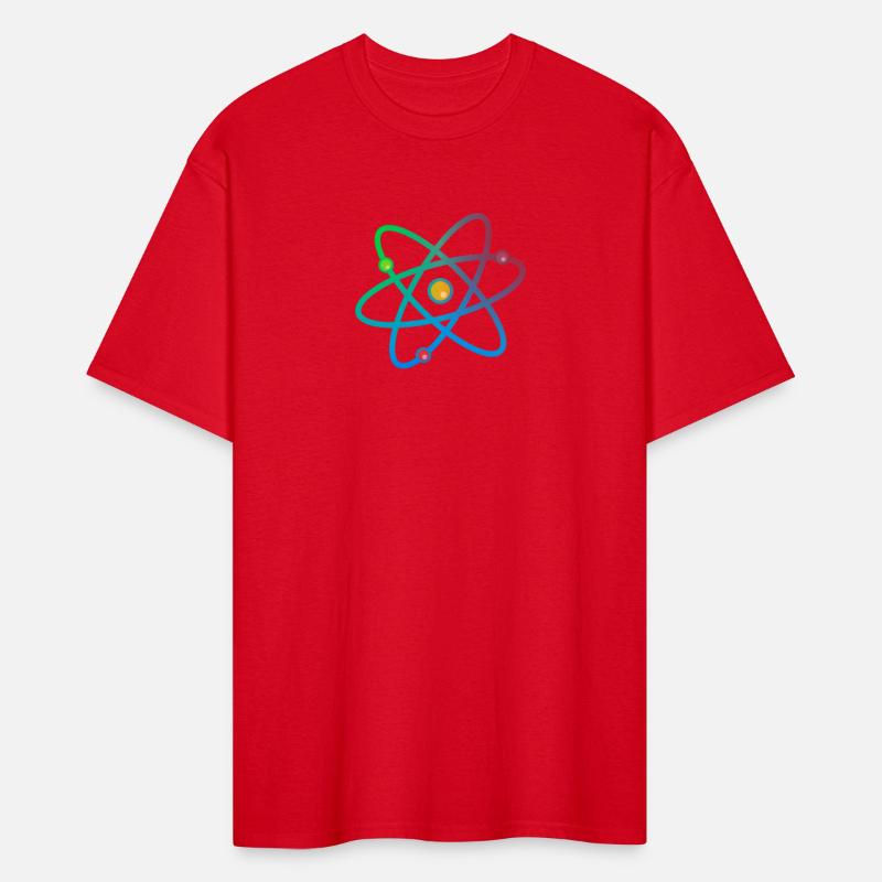Colorful atom neutron electron