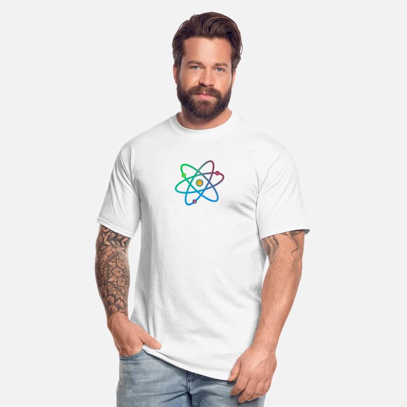Colorful atom neutron electron