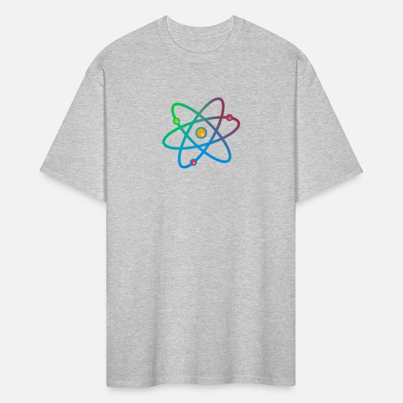 Colorful atom neutron electron