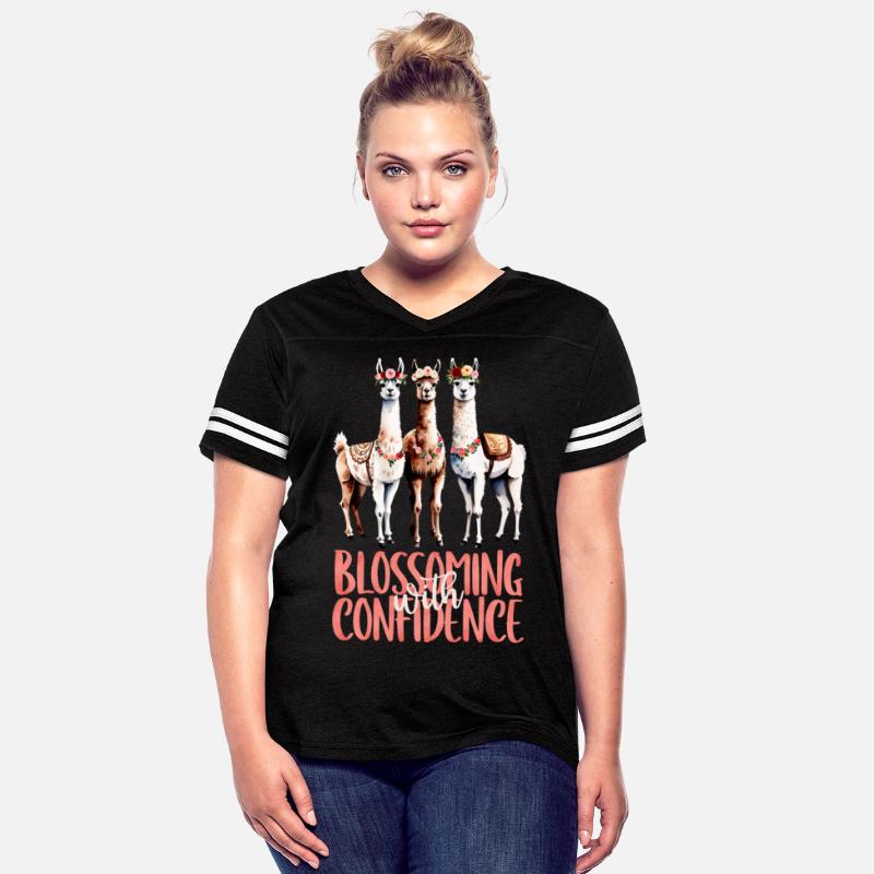 Confident Floral Llamas Inspirational Watercolor