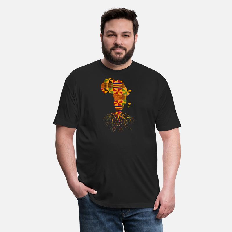 Cool Africa Map Shirt Traditional Kente Cloth