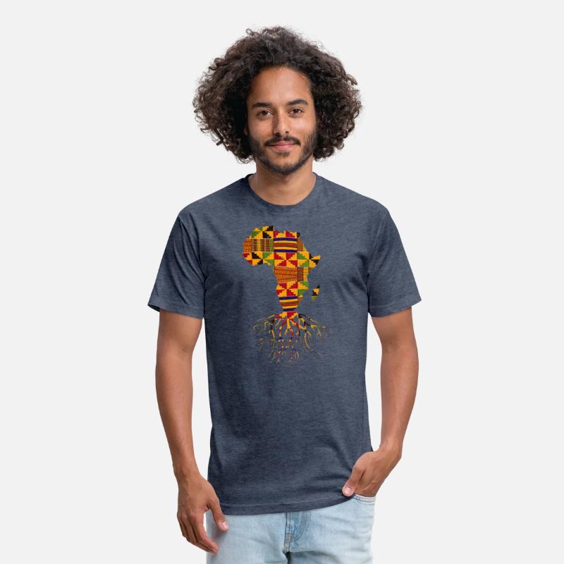 Cool Africa Map Shirt Traditional Kente Cloth