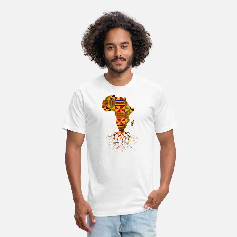Cool Africa Map Shirt Traditional Kente Cloth