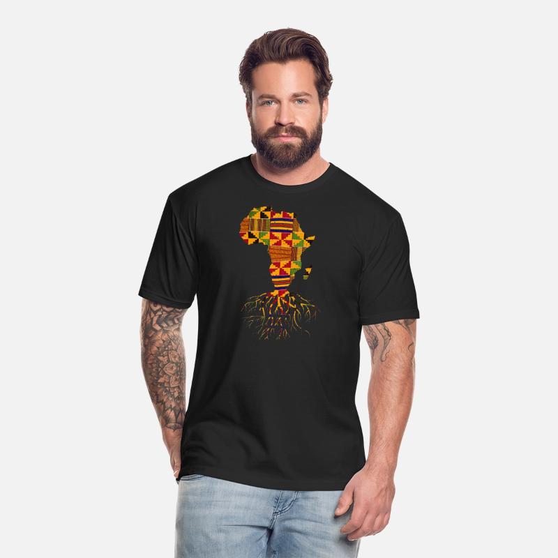 Cool Africa Map Shirt Traditional Kente Cloth