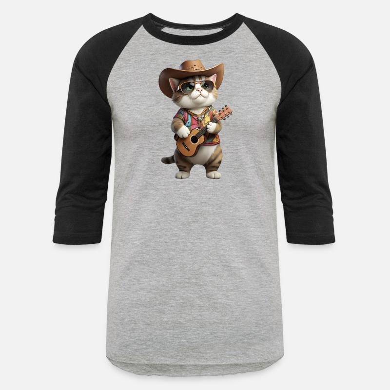 Cool Cat with Detailed Jacket Guitar