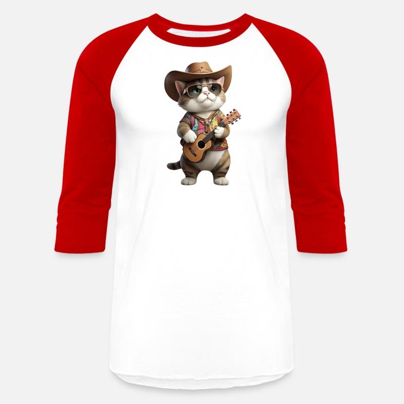 Cool Cat with Detailed Jacket Guitar