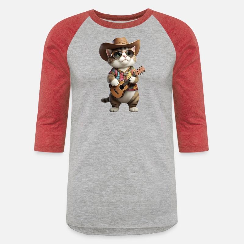 Cool Cat with Detailed Jacket Guitar