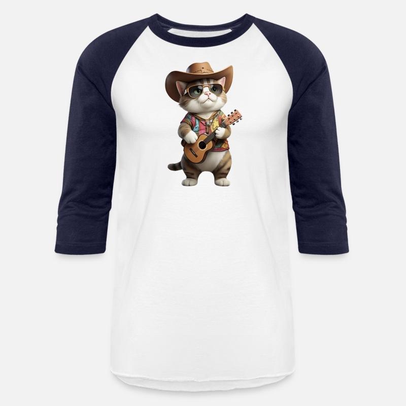 Cool Cat with Detailed Jacket Guitar