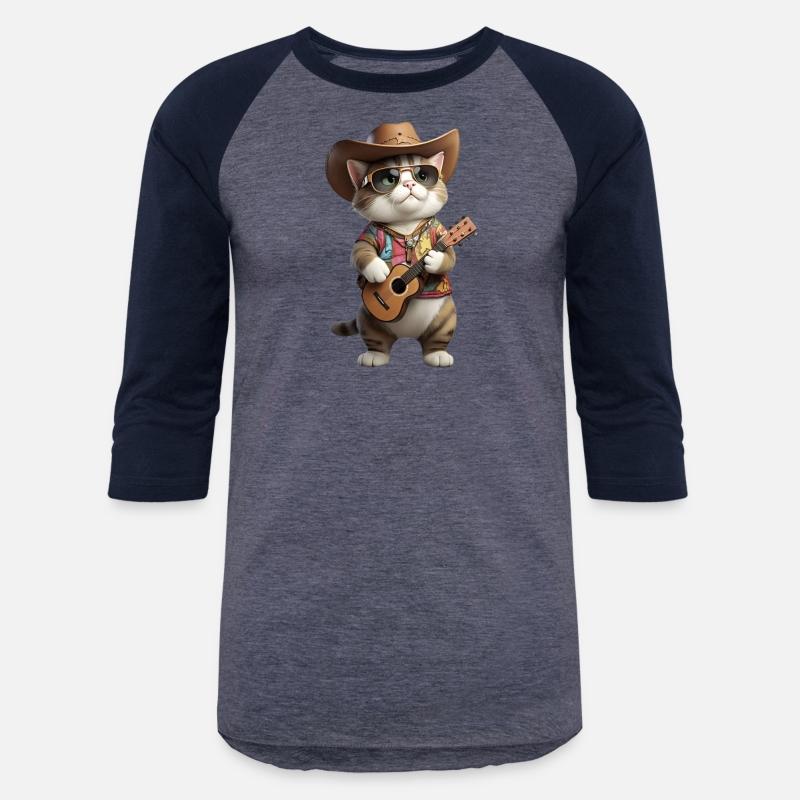 Cool Cat with Detailed Jacket Guitar