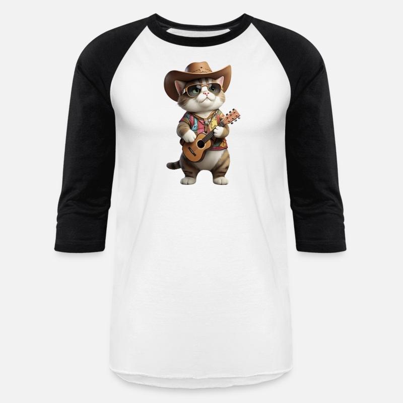 Cool Cat with Detailed Jacket Guitar