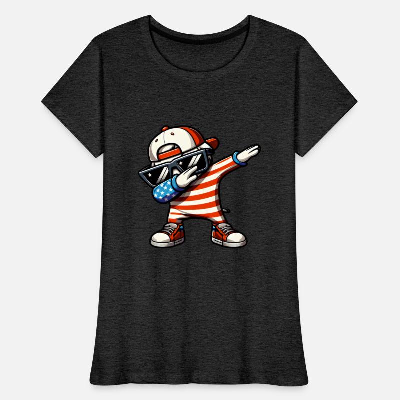 Cool Dabbing USA Flag Funny Patriotic 4th Of July