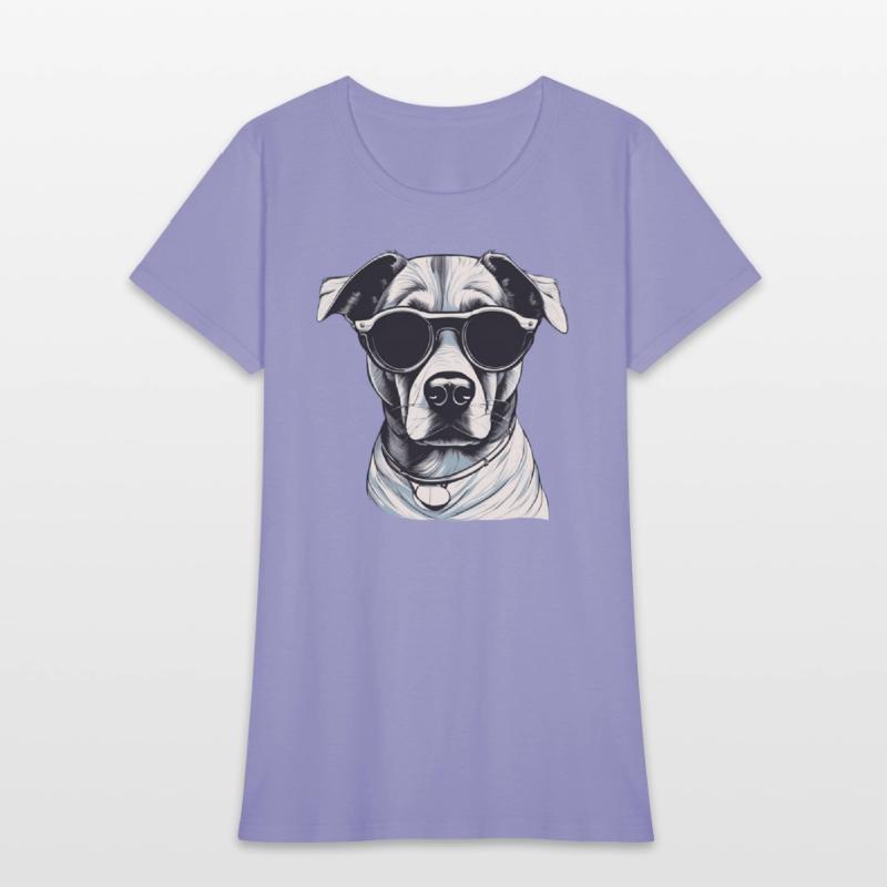 Cool Dog in Sunglasses - Vintage Style Art