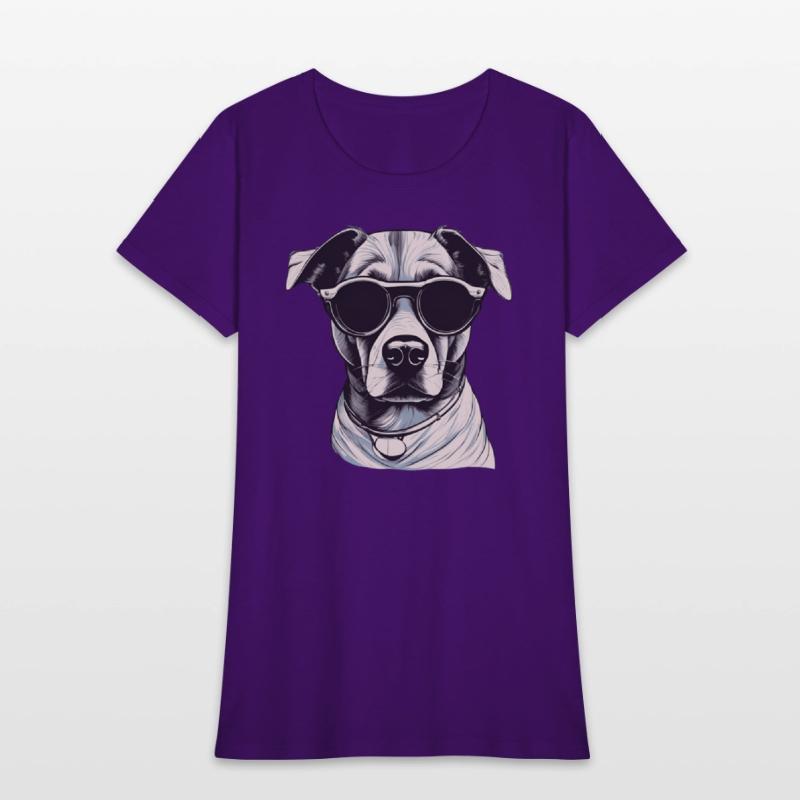 Cool Dog in Sunglasses - Vintage Style Art