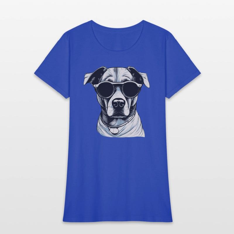 Cool Dog in Sunglasses - Vintage Style Art