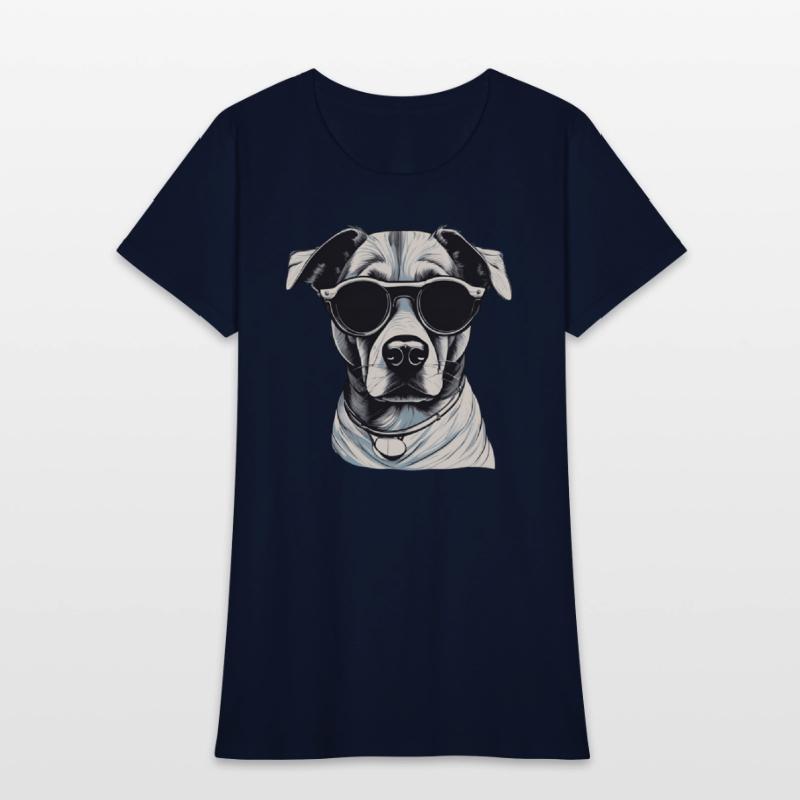 Cool Dog in Sunglasses - Vintage Style Art