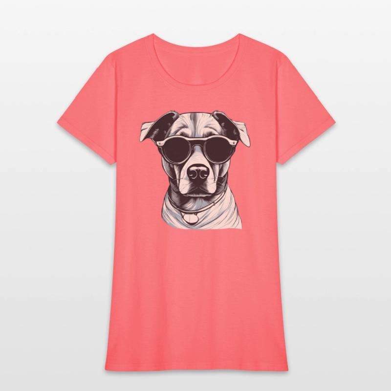 Cool Dog in Sunglasses - Vintage Style Art