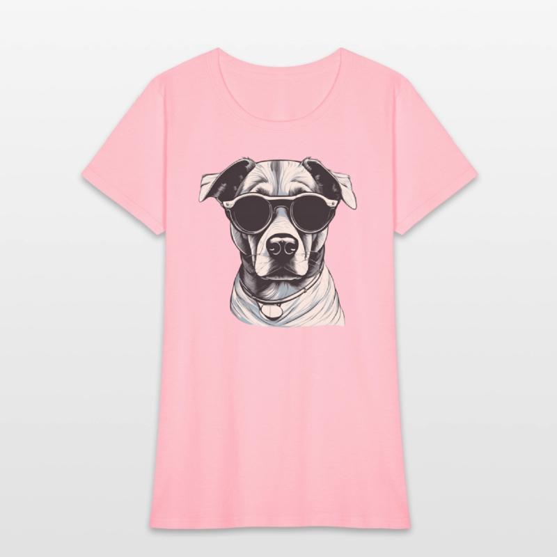 Cool Dog in Sunglasses - Vintage Style Art