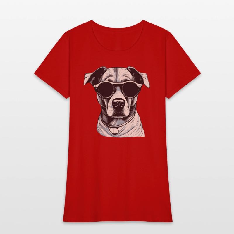 Cool Dog in Sunglasses - Vintage Style Art