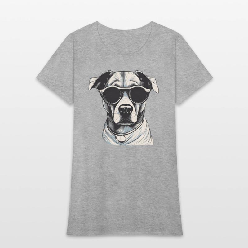 Cool Dog in Sunglasses - Vintage Style Art