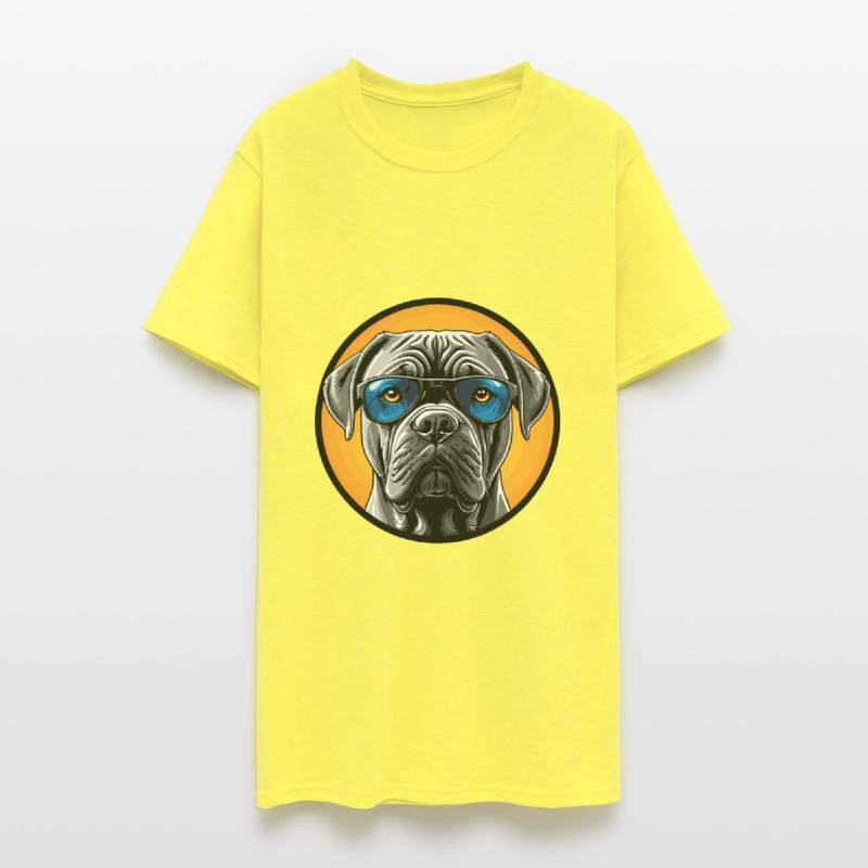 Cool Mastiff with Blue Shades