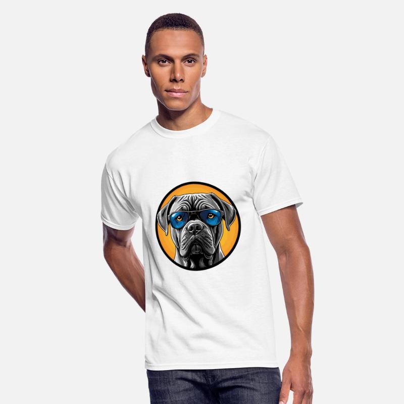 Cool Mastiff with Blue Shades