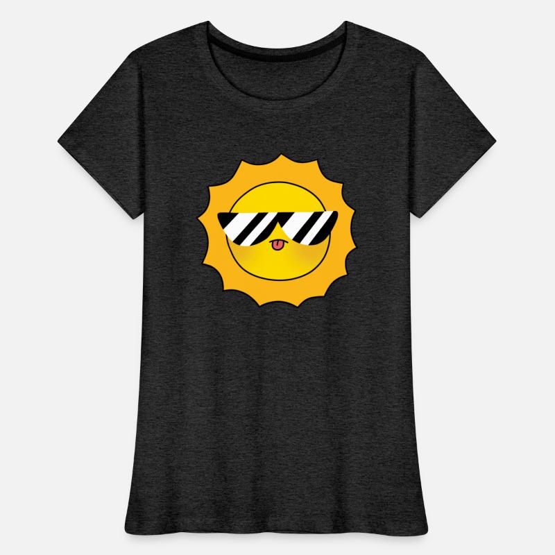 Cool Sun Shows Tongue