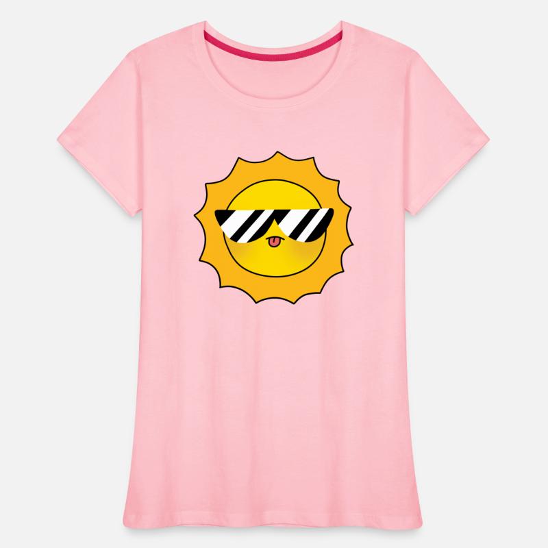 Cool Sun Shows Tongue