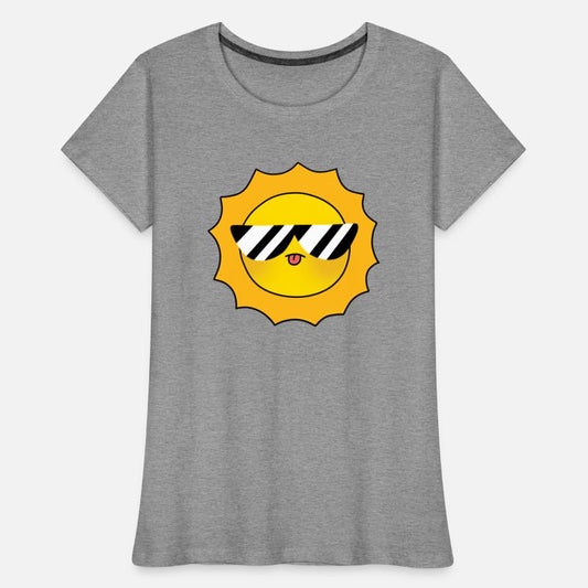 Cool Sun Shows Tongue