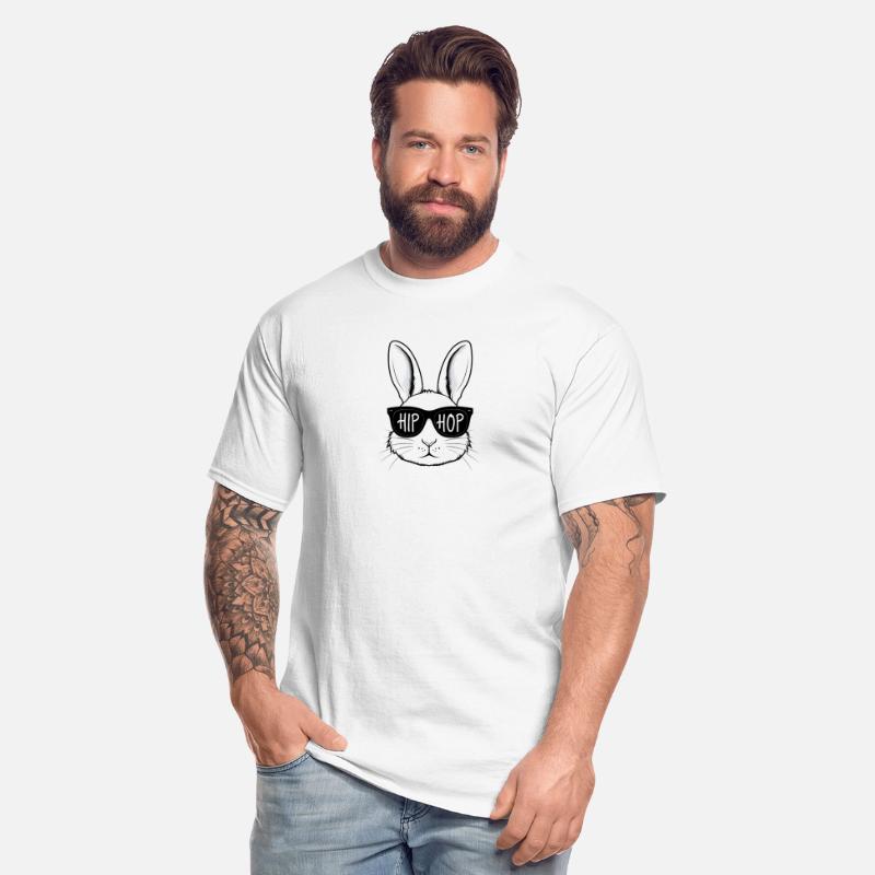Cool White Rabbit with Sunglasses