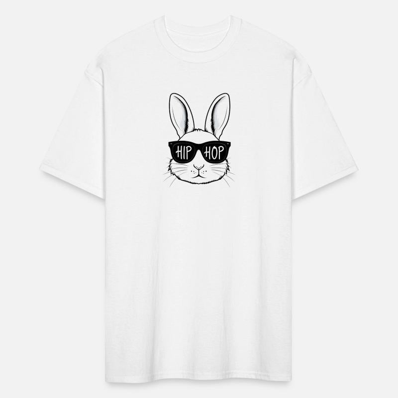 Cool White Rabbit with Sunglasses