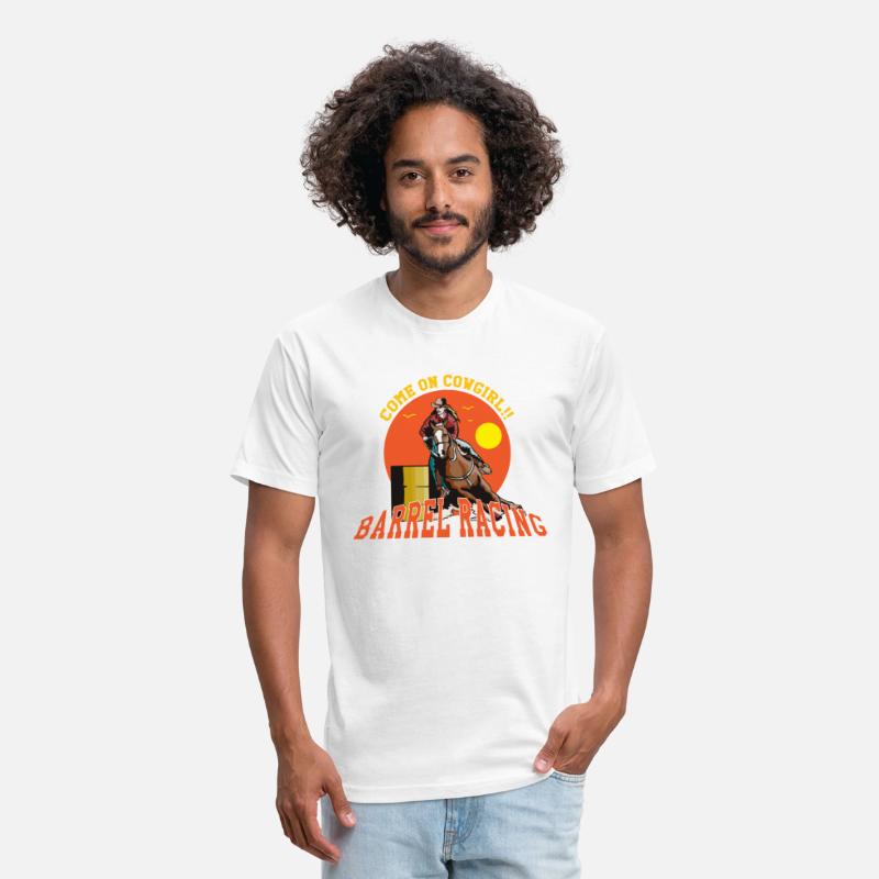 Cowgirl Barrel Racing Sport Come On Cowgirl Art