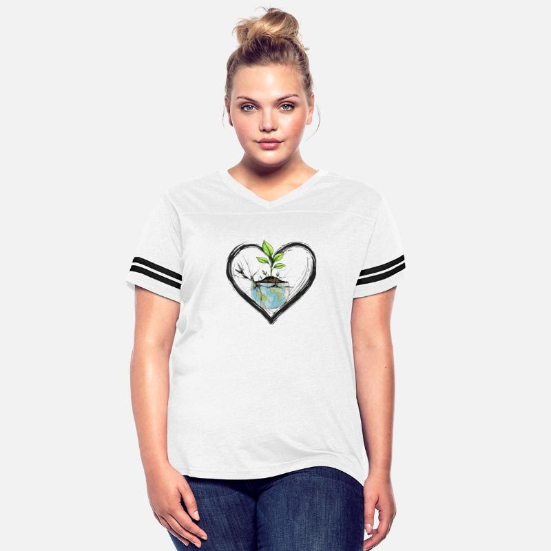 Cracked Earth Grows Hope Eco Heart Design