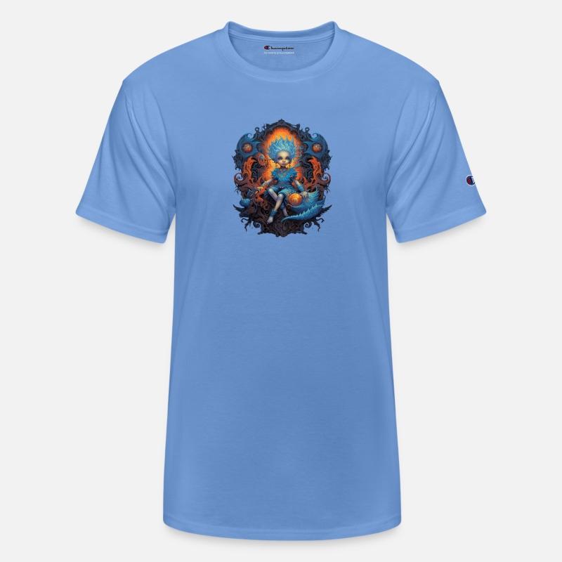 Cute Blue Leprechaun Fantasy Creature for a