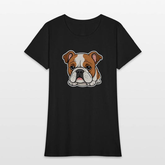 Cute Bulldog Comic Style Design 3