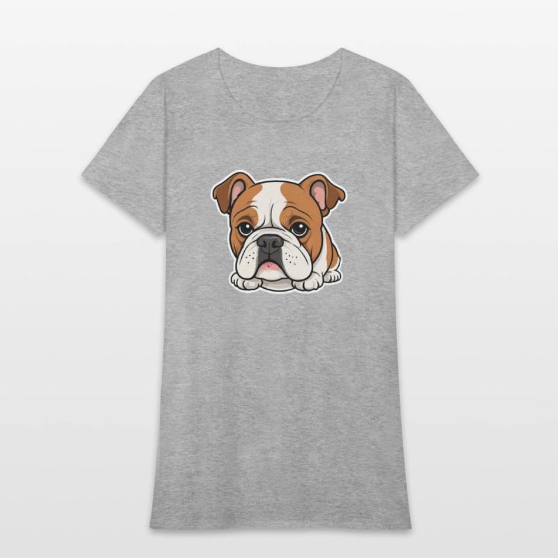 Cute Bulldog Comic Style Design 3