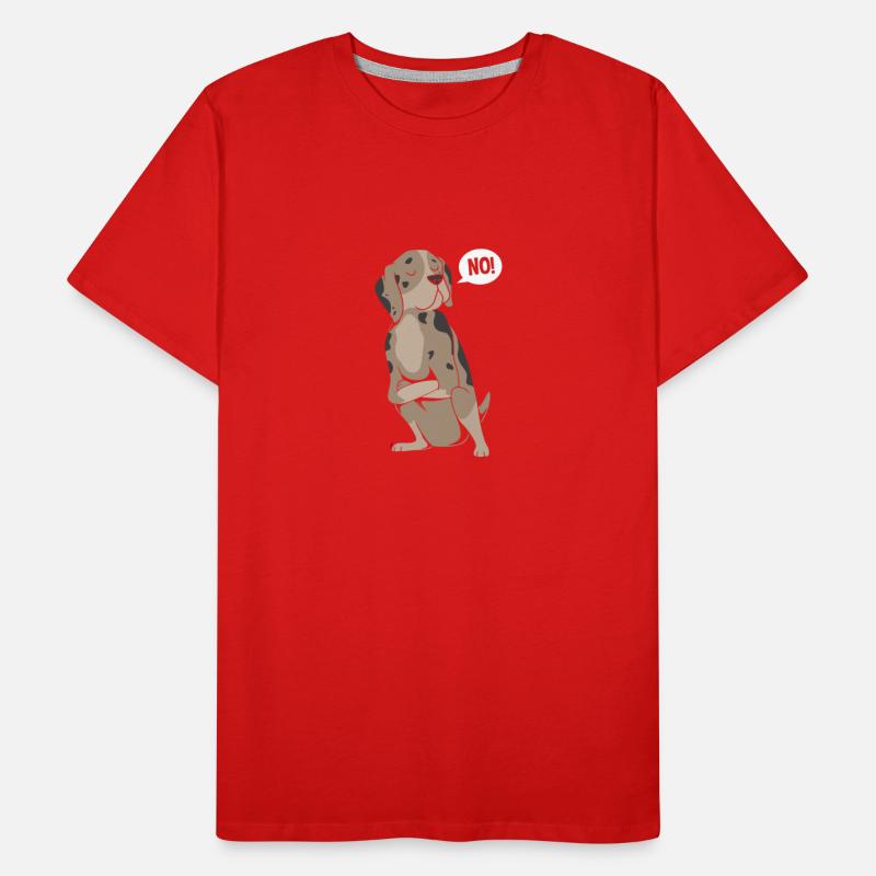 Cute Dog Saying No Catahoula Leopard Dog