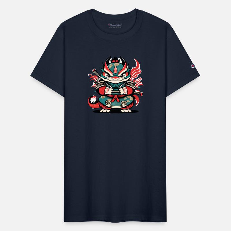 Cute & Funny Whimsical Ninja Dragon: