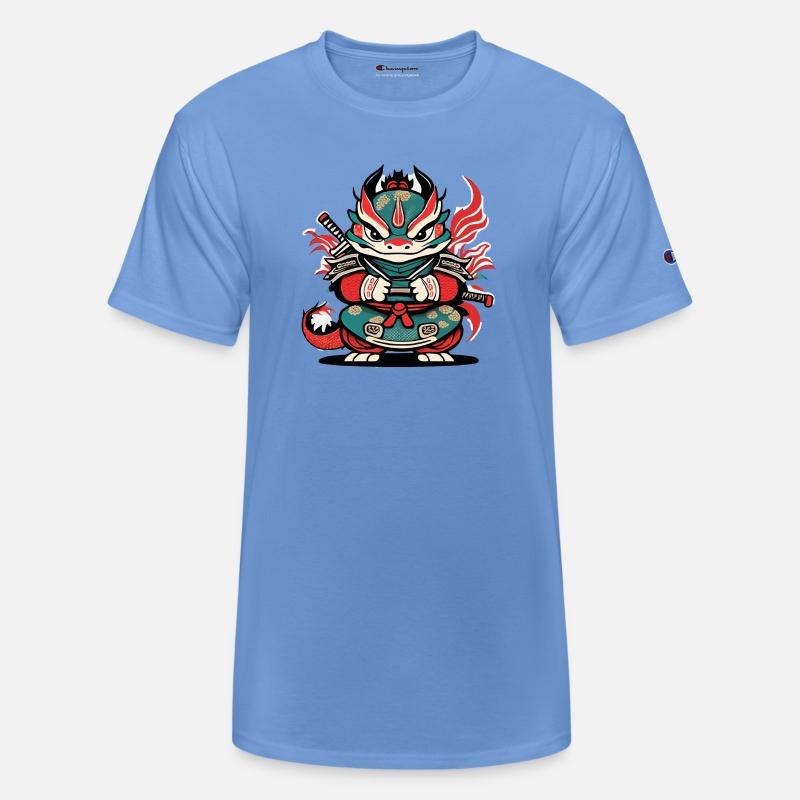 Cute & Funny Whimsical Ninja Dragon: