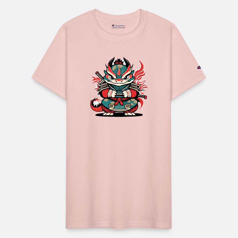 Cute & Funny Whimsical Ninja Dragon: