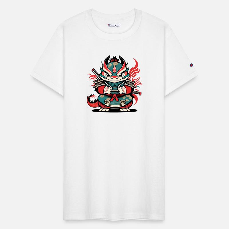 Cute & Funny Whimsical Ninja Dragon: