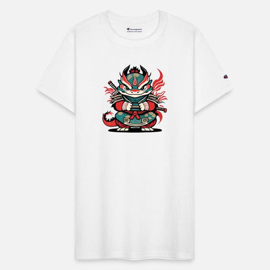 Cute & Funny Whimsical Ninja Dragon: