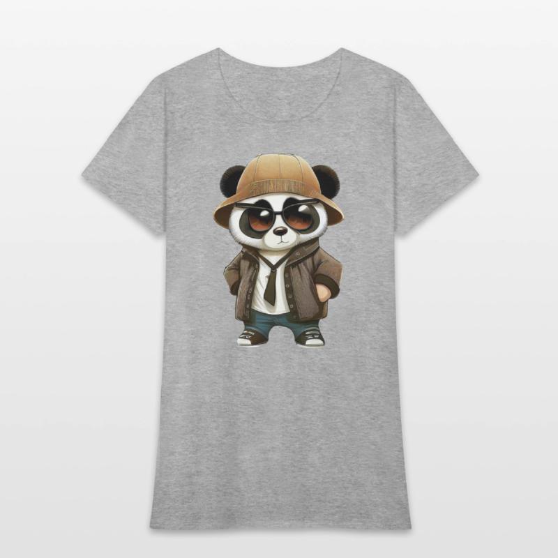 Cute gangster comic Panda wearing.