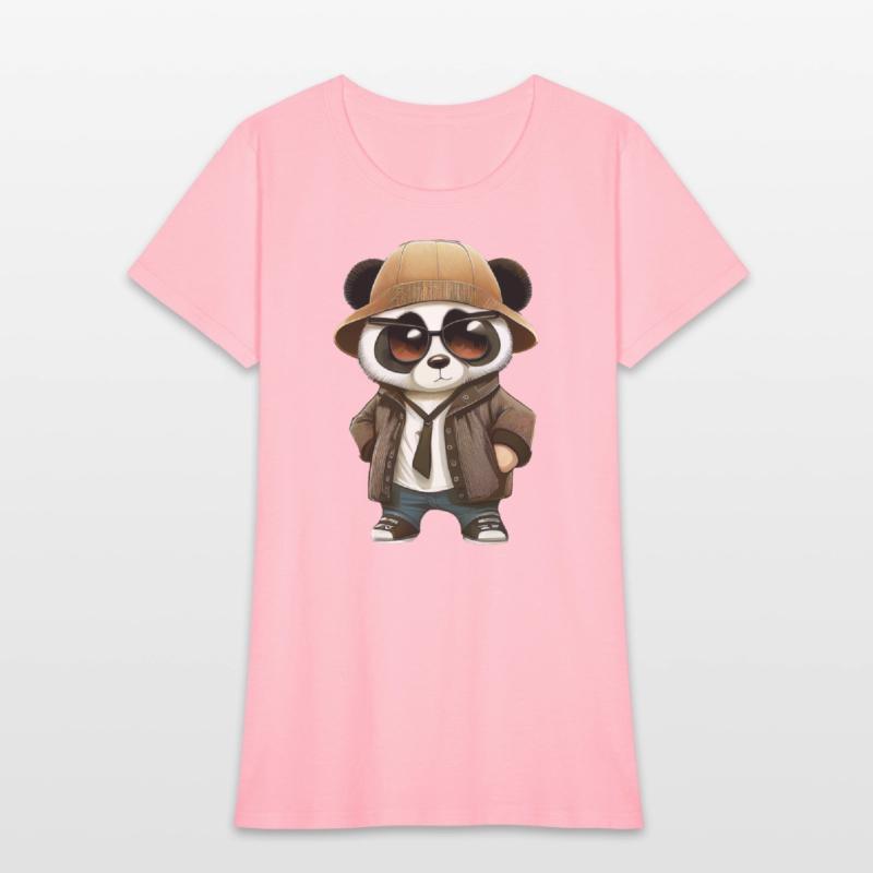 Cute gangster comic Panda wearing.