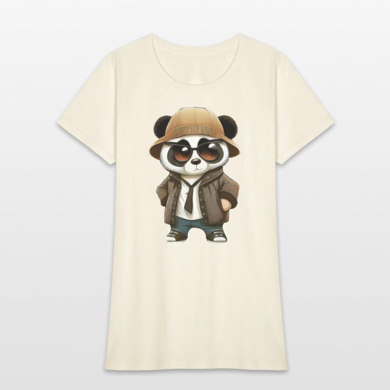 Cute gangster comic Panda wearing.