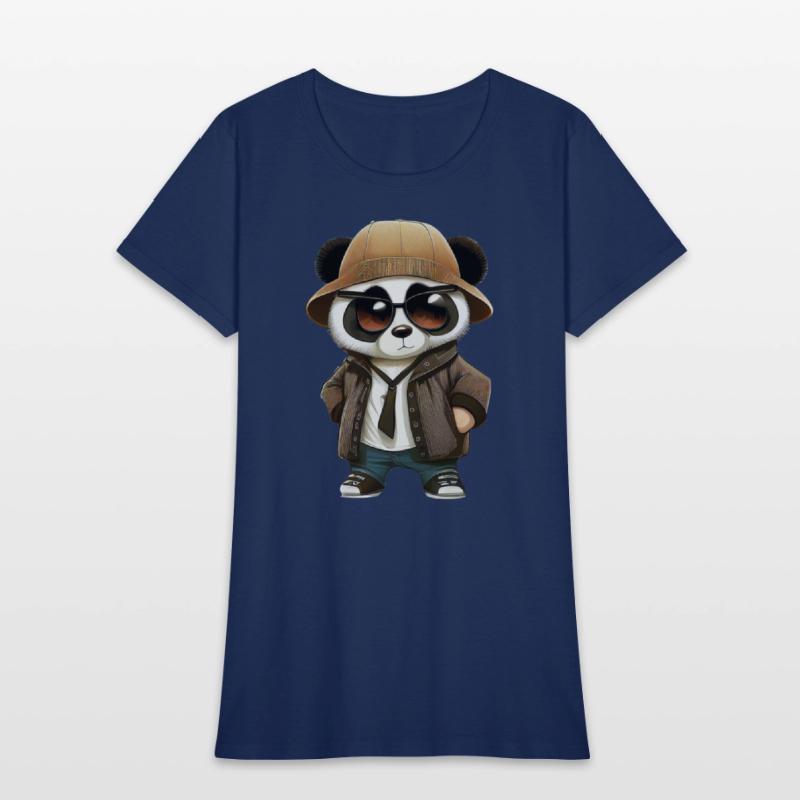 Cute gangster comic Panda wearing.