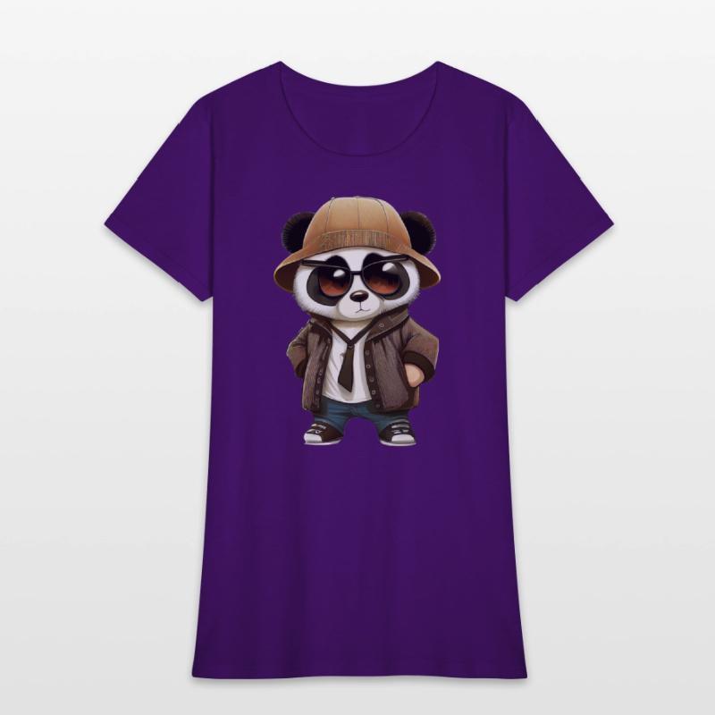 Cute gangster comic Panda wearing.