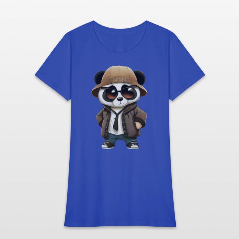 Cute gangster comic Panda wearing.