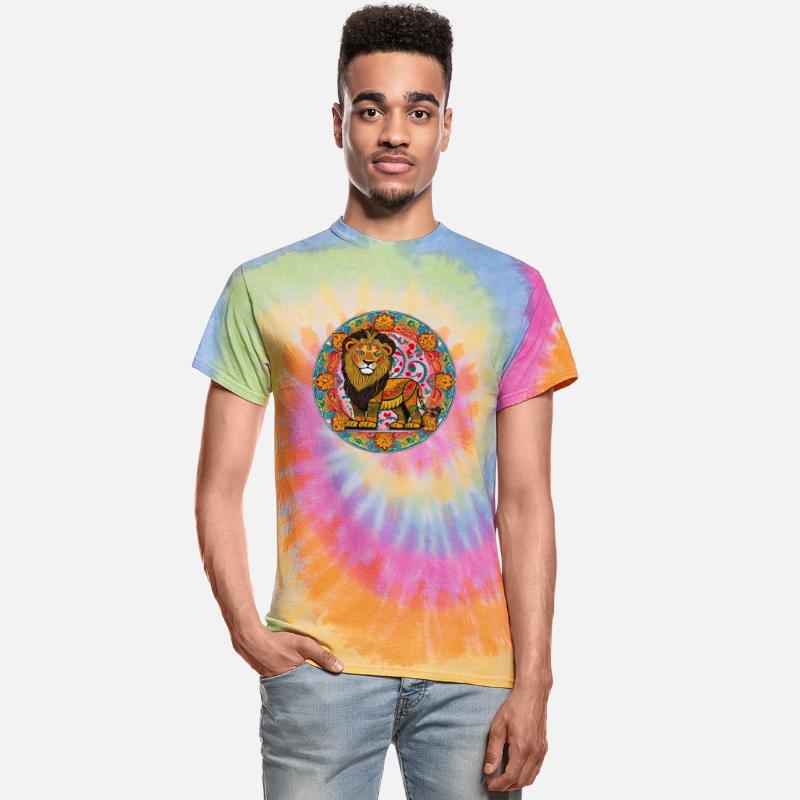 Cute Lion in Alebrijes Frame