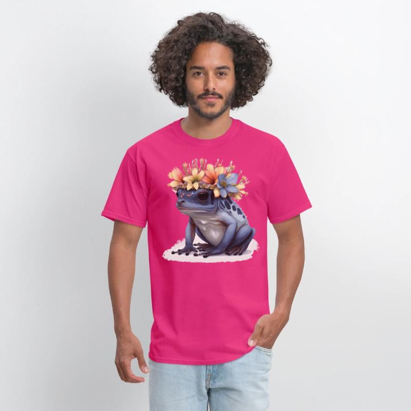 Cute Poison Dart Frog Flower Crown Amphibian Lover