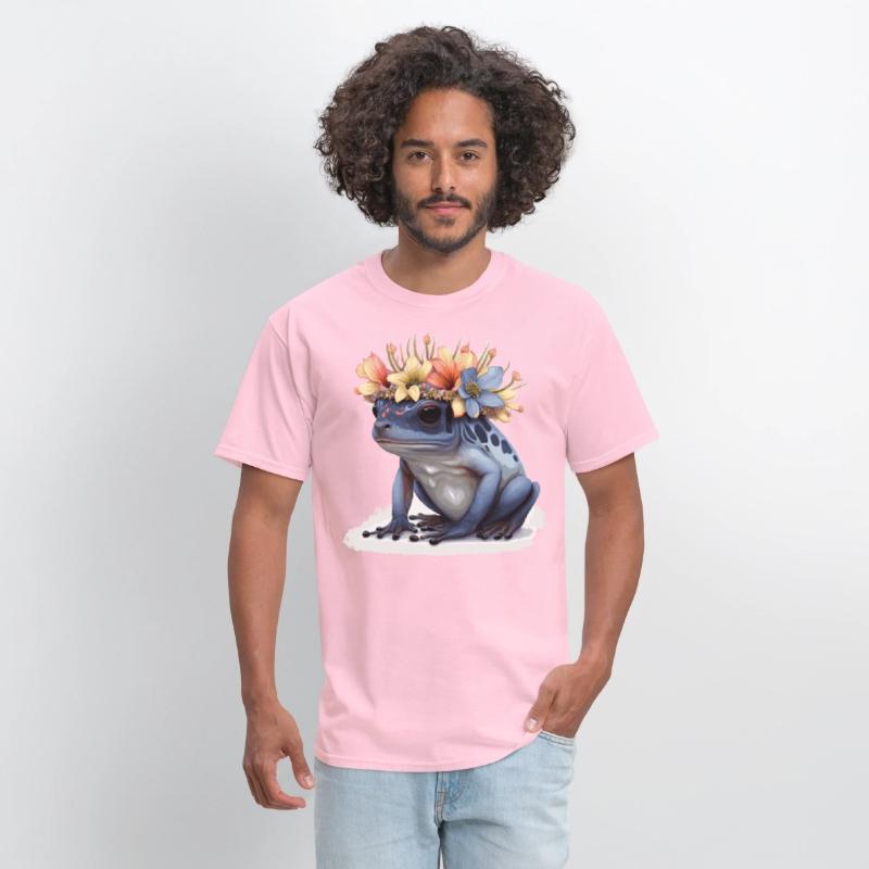 Cute Poison Dart Frog Flower Crown Amphibian Lover